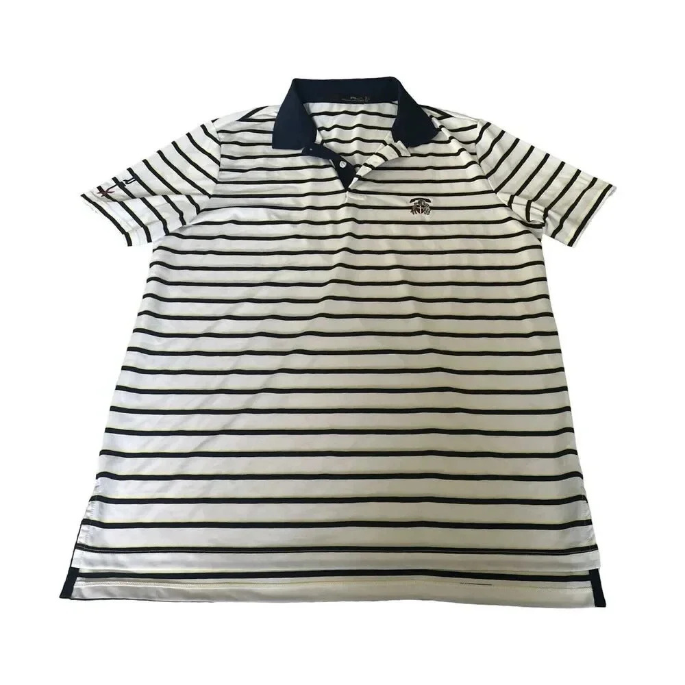 Ralph Lauren RLX Mens Size Large Golf Polo‎ Shirt Adult Stretch Polyester Casual
